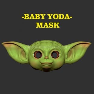 Baby Yoda Starwars Cosplay Mask
