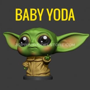 Baby Yoda 3D Print Model