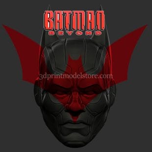 Batman Beyond Helmet 3D Print Model