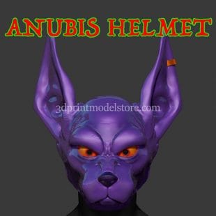 Anubis Cosplay Helmet 3D Print Model