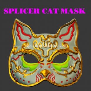 Bioshock Spider Splicer Kitty Mask
