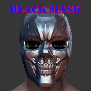 Harley Quinn Movie Black Mask 3D Print Model