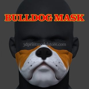 BullDog Half Mask 3D Print Model