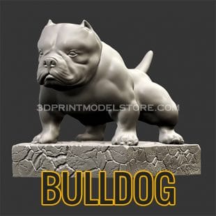 Bulldog 3D Print Model