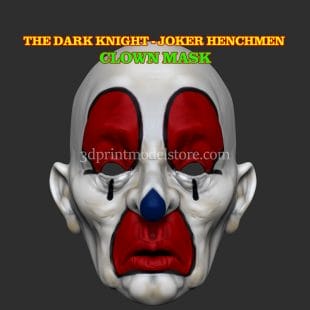 Joker Henchmen Adult Clown Mask
