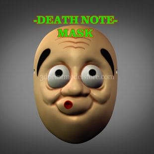 Death Note Cosplay Mask 3D Print Model