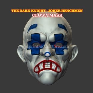 Adult Clown Mask 3D Print Model
