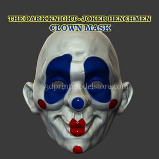 Adult Clown Mask 3D Print