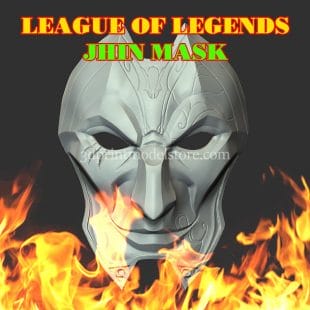 League of Legends Jhin Mask 3D Print Model