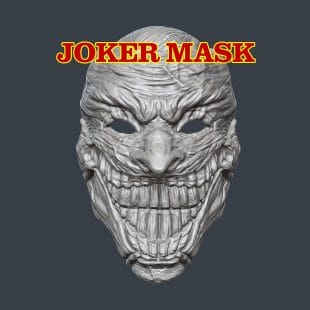 Death of the Family Joker Mask 3D Print Model