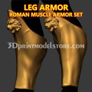 Leg Armor 3D Print Model