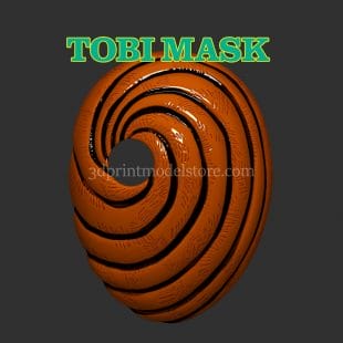 Naruto Tobi Mask 3D Print Model