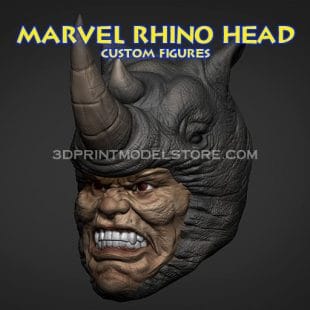 Marvel Rhino Head Sculpt