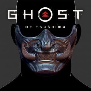 Samurai Oni Ghost Mask 3D Print Model