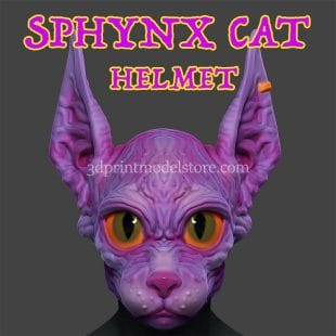 Sphynx Cat Anubis Cosplay Helmet