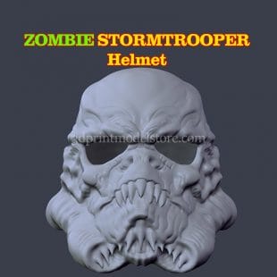 Zombie Stormtrooper Helmet 3D Print