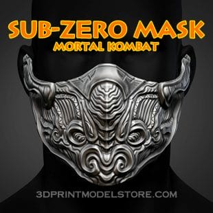 Sub-Zero Mortal Kombat Mask