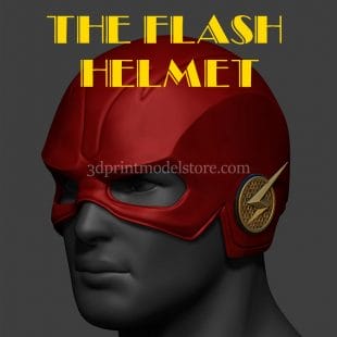 The Flash Season 5 Helmet 3D Print Model