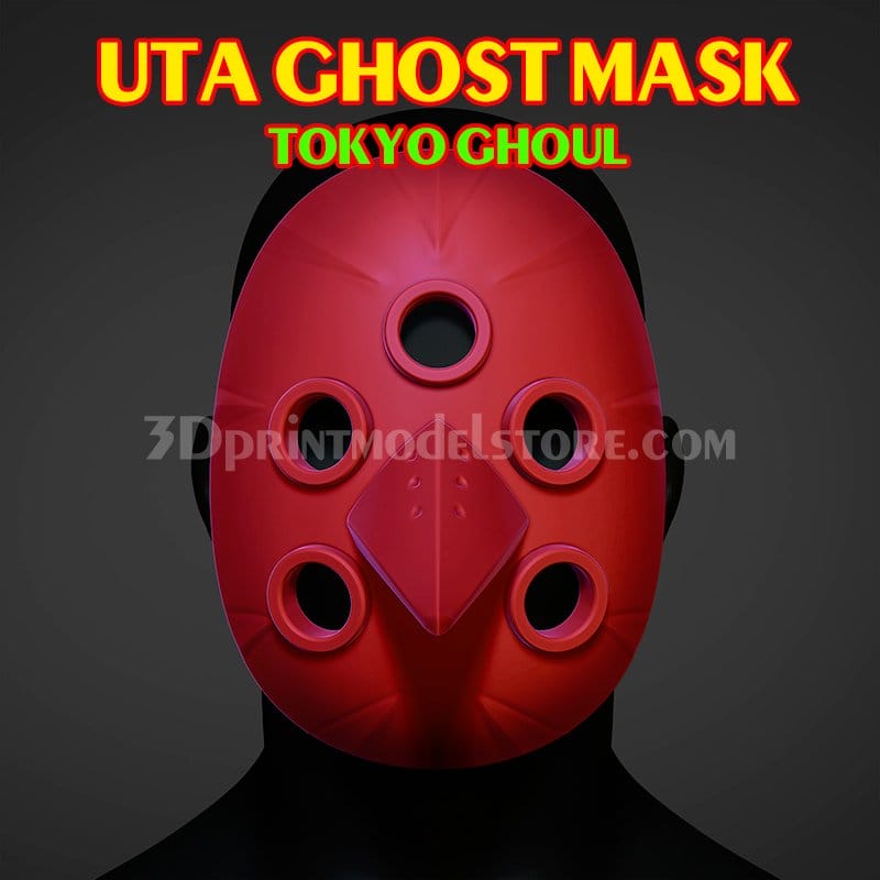  Tokyo  Ghoul  Uta  Cosplay Mask 3D  Print Model  3D  Print 