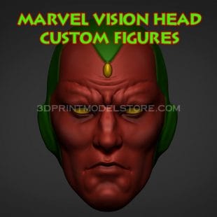 Marvel Vision Head Custom Figures
