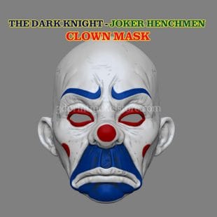 The Joker Henchmen Adult Clown Mask