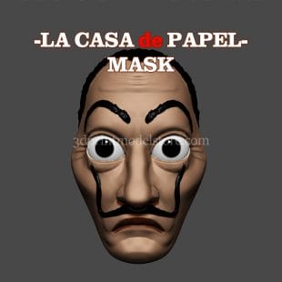 Lacasa de Papel Money Heist Dali Mask