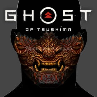 Ghost of Tsushima Mask 3D Print Model