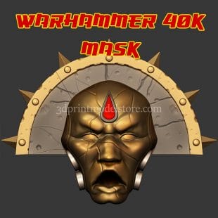 Warhammer 40k Mask 3D Print Model