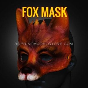 Fox Mask 3D Print Model