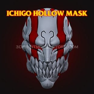 Bleach Ichigo Hollow Mask 3D Print