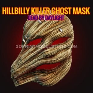 Hillbilly Killer Ghost Mask 3D Print