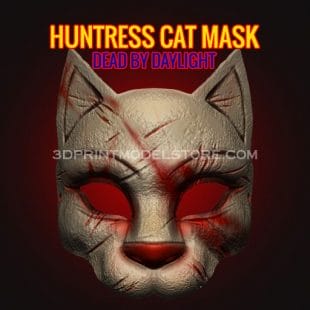 Huntress Cat Mask 3D Print Model