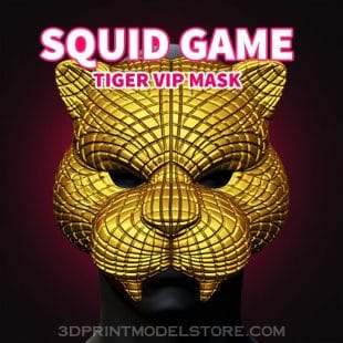 Squid Game Tiger Vip Mask 3D Print Model